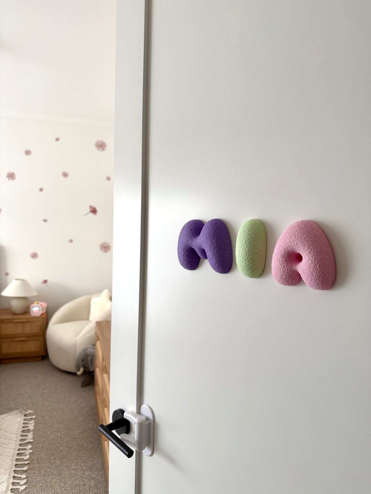 Bouclé Bubble Letters